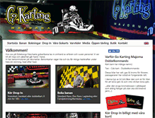 Tablet Screenshot of gokarting.nu